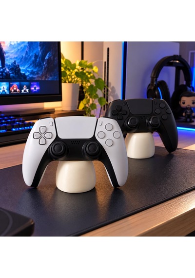 Oyun Kolu Standı Masaüstü Gamepad Organizer, Beyaz