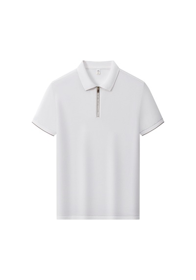 New Performance.arw98306.serintutan-antibakteriyel-yüksek Kalite.fermuarlı Polo T.shirt Beyaz