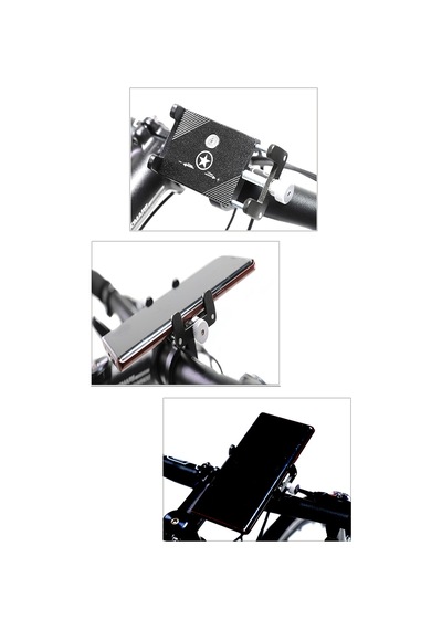 Mh33 Motosiklet Bisiklet E-scooter Metal Telefon Tutucu