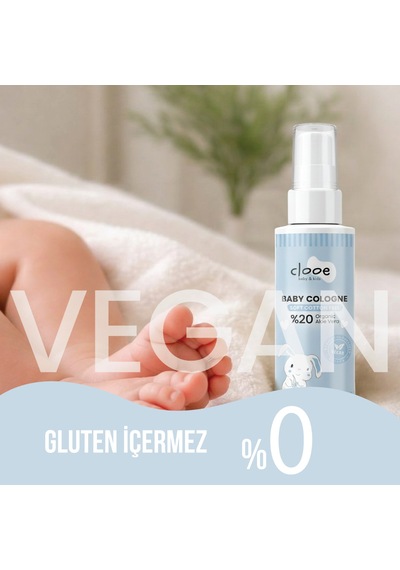 Hassas Ciltlere Özel Organik Aloe Vera Özlü Taze Pamuk Kokulu Soft Cotton Feel Bebek Kolonyası Çanta Boyu 3'lü