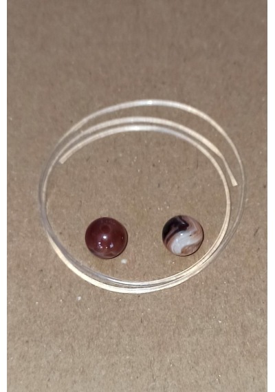 8 Mm Karışık Renk Akik Bileklik 442 Çok Renkli