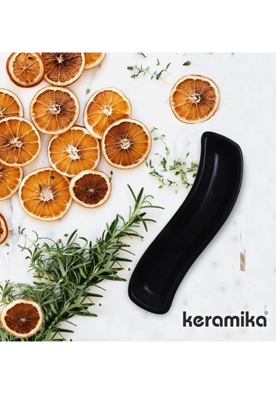 Keramika İvory 18 Cm Zeytinlik Mat Siyah Keramika İvory 18 Cm Zeytinlik Mat Siyah