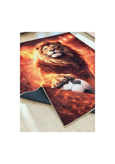 Taraftar Halısı Futbol Topu Desenli Antialerjik Kaymaz Taban Çocuk & Genç Odası Kilim Kırmızı-sarı Kırmızı-sarı Taraftar Halısı Futbol Topu Desenli Antialerjik Kaymaz Taban Çocuk & Genç Odası Kilim Kırmızı-sarı Kırmızı-sarı