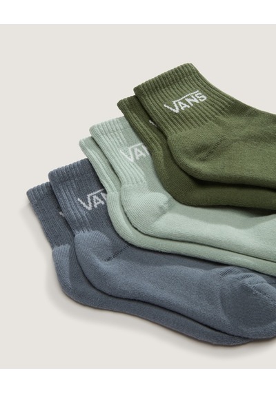 Vans Classic Half Crew Çorap - 3 Çift Karışık