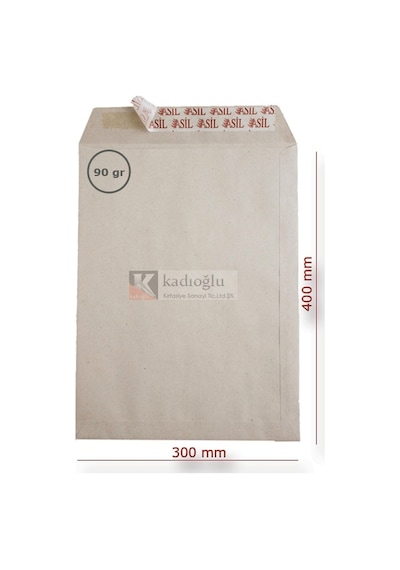 Asil Doğan Torba Zarf İmt Kraft Silikonlu 30x40 90 G 40 Adet