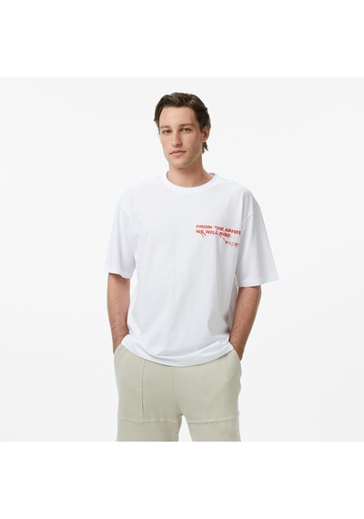 Unıted4 Regular Fit Erkek Beyaz T-shirt Towa 2800324
