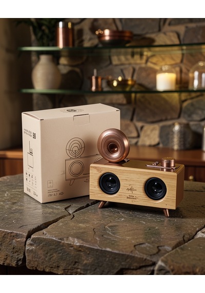 Retro Stil Bluetooth Hoparlör Uuczzzb6speakerrrrr1