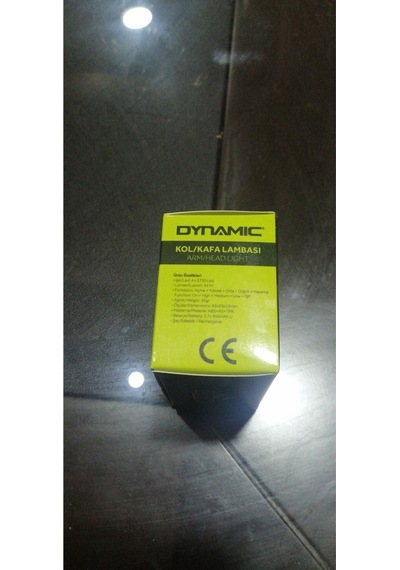Dynamıc Kol/kafa Lambası Siyah