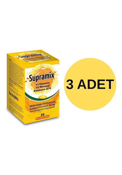 Supramix Multivitamin 30 Film Tablet 3 Adet