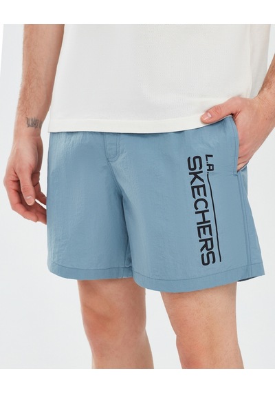 Skechers Swimwear M 5 Inch Swimshort Erkek Mavi Deniz Şortu S241138-400 Mavi