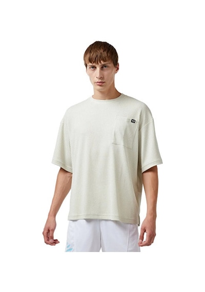 Under Armour Ua Rival Waffle Crew Erkek Günlük Tişört 1383106-110 Beyaz Beyaz