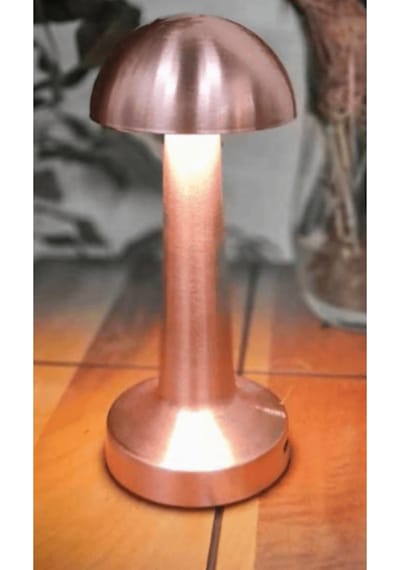 Yl86 1231 Atina Dokunmatik Şarjlı Bronz Masa Lambası 3 Renk .