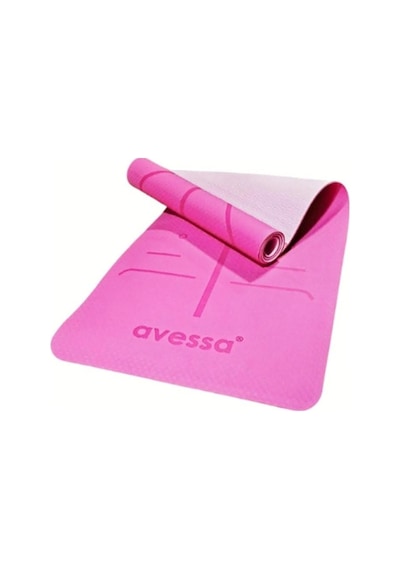 Avessa Tpe-40 Çift Renk Tpe Pilates Minderi Pembe Pembe