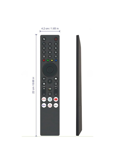Tcl C6k C7k C71k C8k Premium Qd Mini Rc 833a Fmb1 Android Led Lcd Tv Kumandası Ses Komut Yoktur