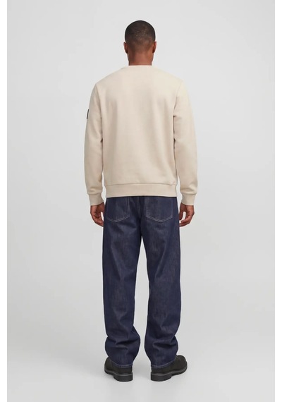 Jack & Jones Jjcleveland Erkek Sweatshirt Beyaz