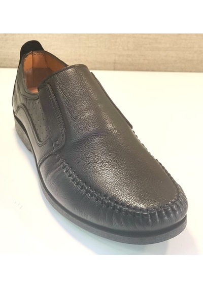 Castle Black 3076 Erkek Deri Comfort Ayakkabı Siyah