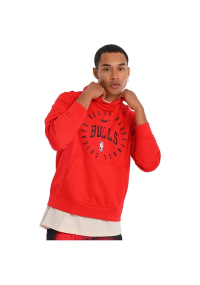 Nike Chicago Bulls Nba Mens Sweatshirt Kapüşonlu Erkek Sweatshirt Kırmızı