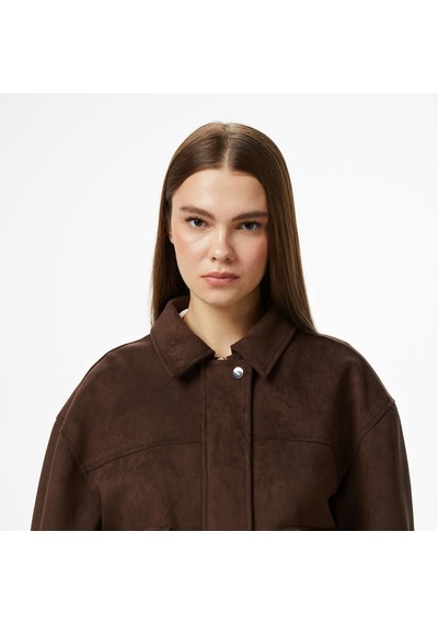 Nautica Kadın Kahverengi Regular Fit Ceketdüz65j011t