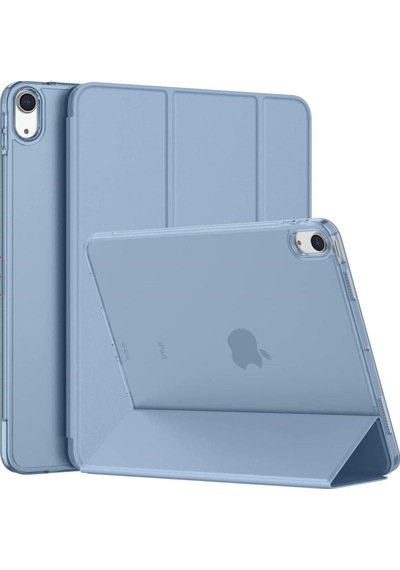 Apple Uyumlu iPad 10. Nesil 10.9" Kılıf PU Deri Smart Standlı Case A2696 A2757 A2777
