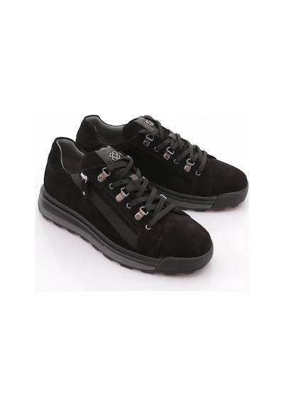 Dgn 5653 Erkek Bağcikli Sneakers Ayakkabi Siyah
