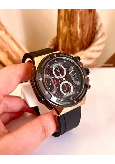 Ferrucci Fr59201 Fonksiyonu Silikon Kordon Erkek Kol Saati