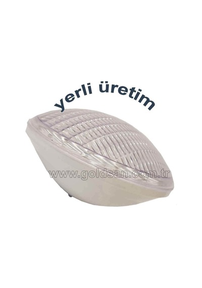Kovanlı Krom Kaplamalı Havuz Lambası Beyaz