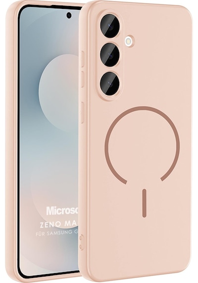Microsonic Samsung Galaxy Uyumlu A57 Kılıf Zeno Magsafe Rose Gold -