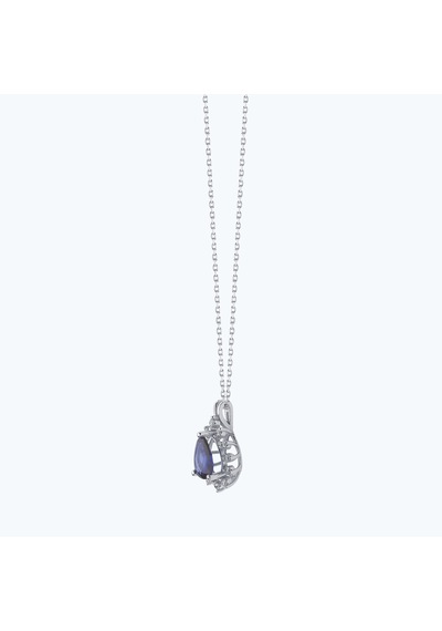 Altınbaş Pırlanta Safir Damla Kolye Pse032sk14-1
