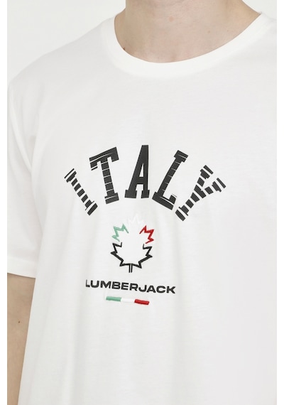 Lumberjack Ml Renato 11ıtl1029 4fx Beyaz Erkek Kısa Kol T-shirt 000000000101570746