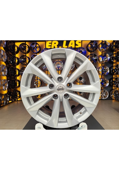 4 Adet Nissan  7 17 5 114.3 Et40 66.1 Sılver Jant Revize Edilmiş Takım