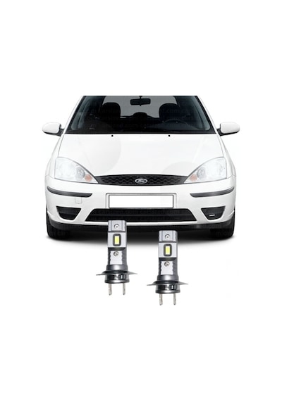 Ford Focus 1 2002-2005 Led Kısa Far Ampulü H7 Mini Led 2'li Set
