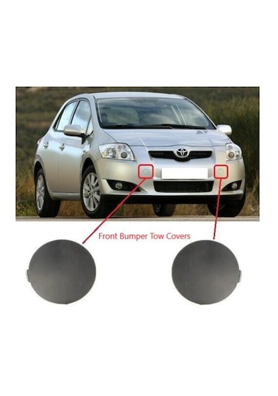 Beyos3d Toyota Auris Ön Tampon Çeki Demiri Kapağı Adet 1