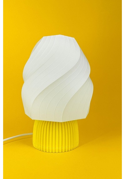 Ice Cream Lamp Masa Lambası Dekorasyon Aydınlatma Gece Lambası Abajur Sarı