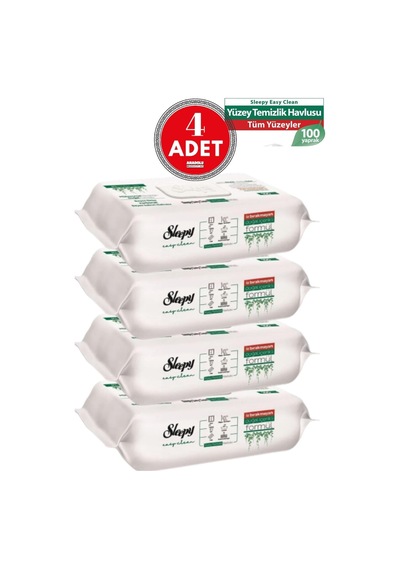Easy Clean Yüzey Temizlik Havlusu 100 Yaprak 4 Adet Diğer