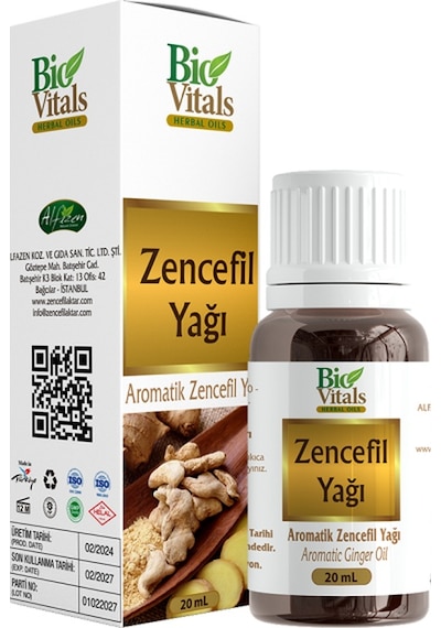 Bio Vitals Zencefil Yağı 20 Ml