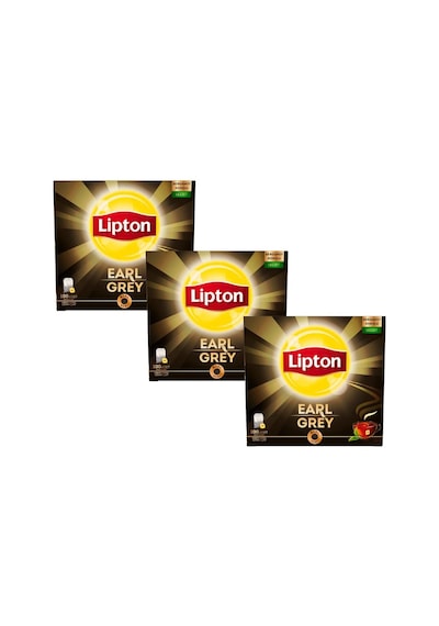 Lipton Earl Grey Bergamot Aromalı Siyah Süzen Bardak Poşet Çay 3'lü 100 x 2 G