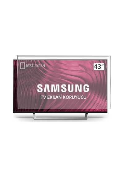 Samsung Uyumlu 43du8500 Tv Ekran Koruyucu 43" İnç Crystal Ue43du8500uxtk