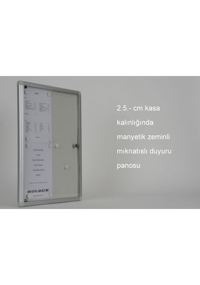 Duyuru Panosu 4 A4 Kapasiteli Manyetik Zemin