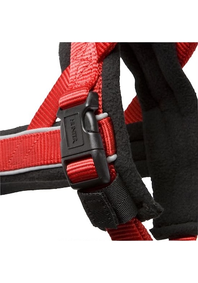Hunter Norweger Racing Köpek Göğüs Tasması M-l 62 75 Cm Kırmızı/siyah