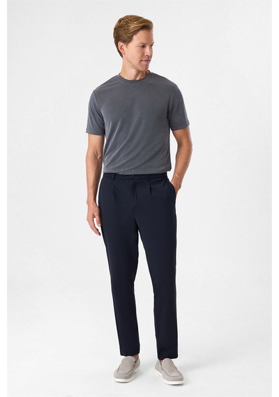 Back And Bond Lacivert Slim Fit Örme Jogger Pantolon Çok Renkli