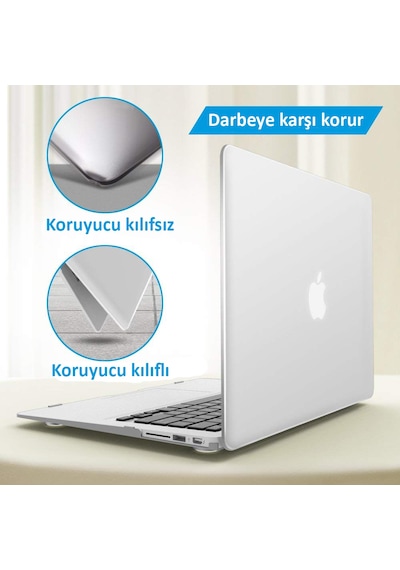 Codegen 13" Apple Uyumlu MacBook Air 2020 (M1) A2337 Mavi Kılıf Koruyucu