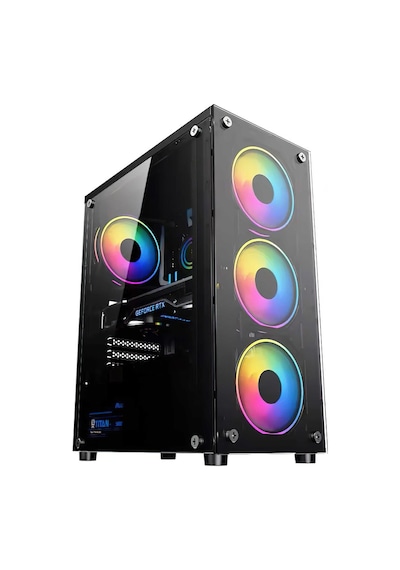 Izoly ST998621 i7-860 8 GB 256 GB SSD GT740 4 GB 24" Free Dos Masaüstü Oyuncu Bilgisayarı