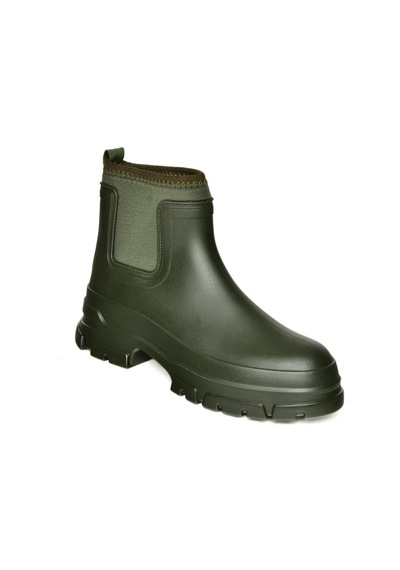 Fox Shoes T858685409 Haki Kalın Tabanlı Yağmur Botu Haki-suni Deri Haki
