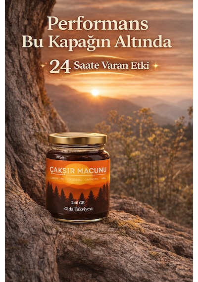 Çakşır Macunu, Panax, Çakşır Otu Bal Bitkisel Karışım Güç Kuvvet Macun 240gr 2'li Paket