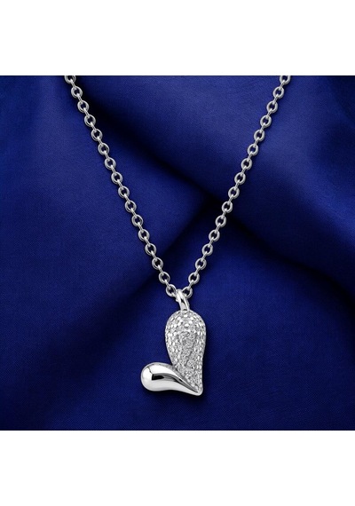 Servi 925 Ayar Gümüş Love Drop Kolye-4
