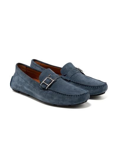 Oxford Klasik Erkek Mo-7574a044-7574 Giuseppe Mengoni İndigo Süet Koyu Lacivert