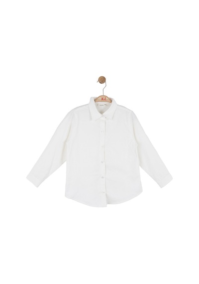 Xo Kids Kız Çocuk Gömlek 4-8 Yaş 31526 Beyaz