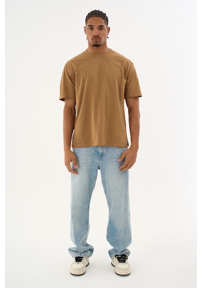 Dechers Erkek %100 Organik Pamuklu Yumuşak Dokulu Comfort Fit Bisiklet Yakalı T-shirt E222 Haki Dechers Erkek %100 Organik Pamuklu Yumuşak Dokulu Comfort Fit Bisiklet Yakalı T-shirt E222 Haki