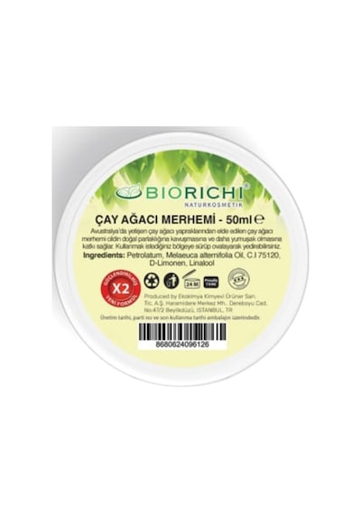 Biorichi Midi Çanta Boy Çay Ağacı Merhemi 50 ML