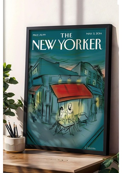 The New Yorker Çerçeveli Tablo May 5 2014